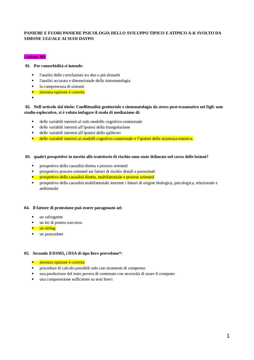 Preview documento per pagina 1