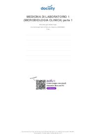 Medicina di laboratorio 1 (prima parte)