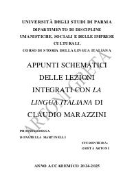 Dispensa di Storia della lingua italiana