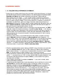 La Germania nazista - Riassunto