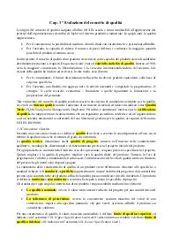 Riassunti libro qualità è carte di controllo: aspetti teorici e computazionali