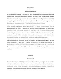 DECAMERON di Giovanni Boccaccio, descrizione, riassunto per giornate, analisi tematica e stilistica