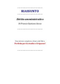 Riassunto del libro: "Diritto amministrativo" di Franco Gaetano Scoca