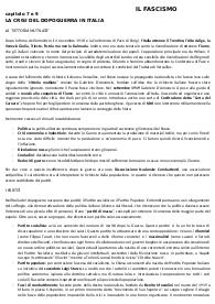 Il fascismo (nascita+società)