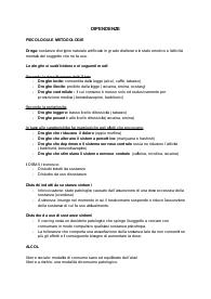 Appunti sulle dipendenze per indirizzo Socio-sanitario