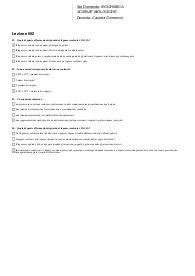 Set Domande: BIOCHIMICA SCIENZE BIOLOGICHE Docente: Cautela Domenico
