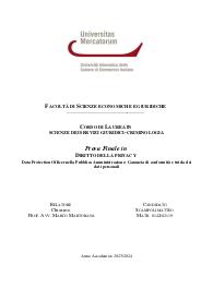 tesi laurea triennale