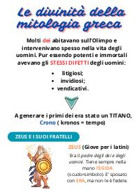 Le divinità della mitologia greca