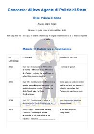 Allievo Agente Civili - Cittadinanza e Costituzione