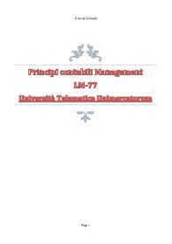 Principi contabili - Management LM-77 - Unimercatorum