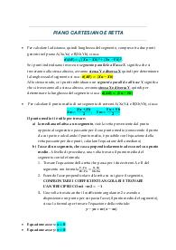 formulario spiegato su PIANO CARTESIANO E RETTA