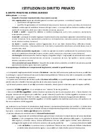 Riassunti istituzioni di diritto privato