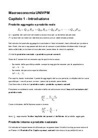 Appunti Macroeconomia UNIVPM - Riassunto semplice e completo con grafici per esame