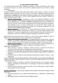 Riassunto La persuasione pubblicitaria