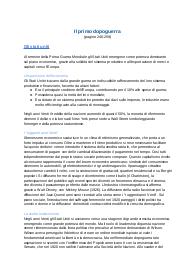Appunti Sul Dopo Guerra: Stati Uniti ed Europa