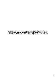 storia contemporanea riassunto libro