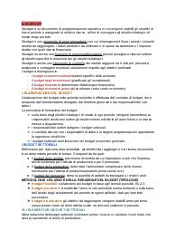 Appunti di discipline turistiche aziendali: budget