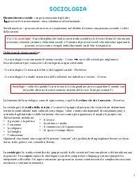 Appunti di Sociologia.