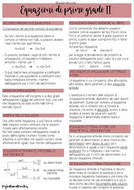 Equazioni di primo grado