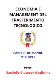 Paniere ECONOMIA E MANAGEMENT DEL TRASFERIMENTO TECNOLOGICO, 2025 - RISPOSTE MULTIPLE