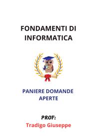 Paniere Verificato di FONDAMENTI DI INFORMATICA, 2025, Tradigo Giuseppe - RISPOSTE APERTE