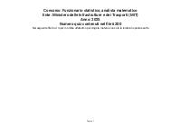 Ministero delle Infrastrutture e dei Trasporti (MIT) Funzionario statistico, analista matematico 2025
