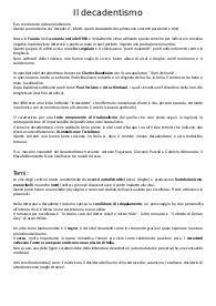 Decadentismo, simbolismo, estetismo