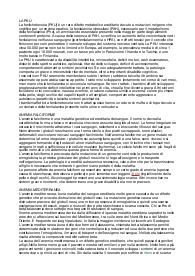 Ricerca su alcune malattie - biologia