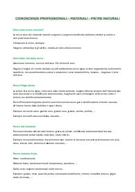 Appunti pietre Naturali