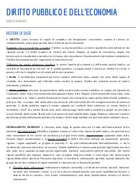 Diritto pubblico e dell'economia