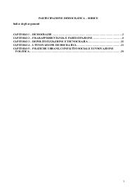 Partecipazione democratica, Sorice - riassunto dettagliato
