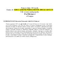 PANIERE QUIZ 2025 Educazione Permanente Adulti Prof. Marinacci