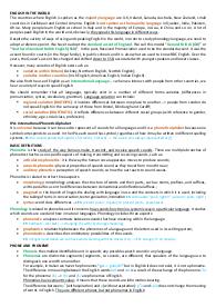 English Language 1 + activities (Prof.ssa Franceschi)