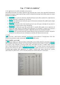 Riassunti modulo statistico