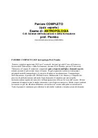 PANIERE COMPLETO 2025 Antropologia Prof. Piombo