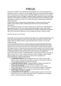Appunti Italiano su Sigmund Freud