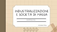Power Point: industrializzazione e società di massa
