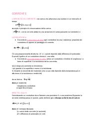 Appunti di fisica- corrente elettrica e circuiti