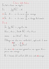 Dimostrazione Criterio della radice
