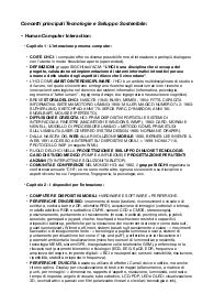 Riassunto Tecnologie e Sviluppo Sostenibile