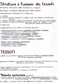 Tessuti del corpo umano e omeostasi