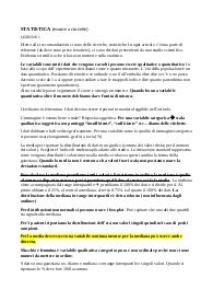 Nozioni di statistica