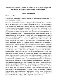 Progettazione del PDF e del PEI