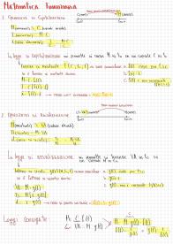 Formulario e appunti di matematica finanziaria