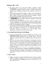Heidegger - ESAME DI STATO