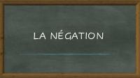 Appunti di francese- La negazione