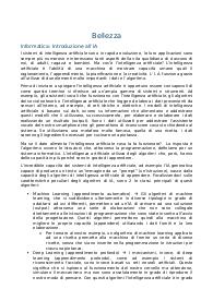 Nucleo tematico: "Bellezza"
