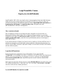 Spiegazione Luigi Pirandello