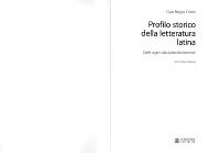 Profilo storico della letteratura latina - libro intero