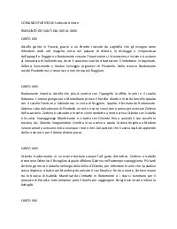 ORLANDO FURIOSO di Ludovico Ariosto: riassunto dei CANTI dal XXII al XLVI